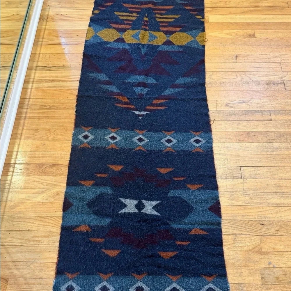 H&M Scarf Southwestern Aztec Wide Scarf Fringe Coachella Festival Winter